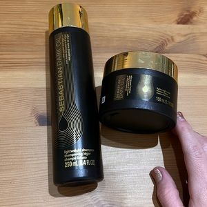 Sebastian Dark Oil shampoo and lightweight mask conditioner